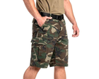 Тактичні шорти Brandit BDU (Battle Dress Uniform) Ripstop Woodland 5XL - зображення 4