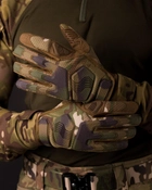 Перчатки тактические BEZET Protective камуфляж - L - изображение 4