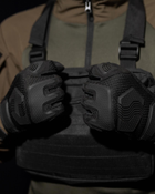 Рукавиці тактичні BEZET Protective камуфляж чорні - S - зображення 2