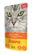 Вологий корм для котів Josera Cat Pate Chicken with Spinach з куркою та шпинатом 85 г