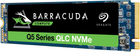 Dysk SSD Seagate BarraCuda Q5 1TB M.2 PCI Express 3.0 3D NAND QLC (ZP1000CV3A001) - obraz 3