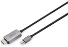 Kabel Digitus mini-DisplayPort - HDMI 1 m Black (4046373802960) - obraz 1