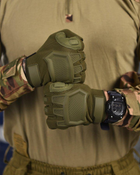 Армійські штурмові повнопалі рукавички XL олива (13426) - зображення 4