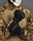 Тактические беспалые перчатки XL черные (10953) - изображение 3