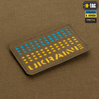 Нашивка Ukraine M-Tac Laser Cut Coyote/Yellow/Blue/GID - изображение 3