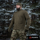 Куртка XS/R Polartec Olive M-Tac Jacket Fleece Dark Combat - зображення 7