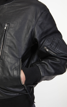 Куртка лётная кожаная Бундесвер 58 Black - изображение 7