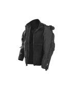 Куртка непромокаюча з флісовою підстібкою S Black - зображення 3
