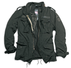 Куртка зі знімною підкладкою SURPLUS REGIMENT M 65 JACKET S Black - зображення 5