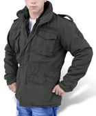 Куртка со съемной подкладкой SURPLUS REGIMENT M 65 JACKET 2XL Black - изображение 7