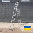 Лестница Техпром 2х12 алюминиевая двухсекционная (5,62 м)