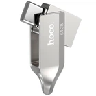 Флеш пам‘ять HOCO UD8 2 в 1 (USB3.0/Type-C) (64Gb) Сталевий