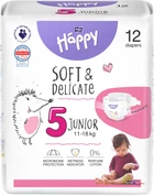 Подгузники Bella Baby Happy Soft & Delicate Junior 11-18 кг 12 шт (5900516605490)