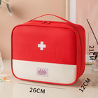 Аптечка, сумка-органайзер для медикаментів Велика 26x21см Червоний ( код: IBH054R ) - зображення 4