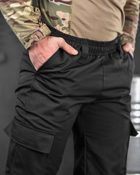 Тактичні чоловічі штани весна/літо L чорні (85660) - зображення 3