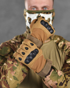 Тактические полнопалые перчатки XL койот (11134) - изображение 4
