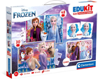 Zestaw puzzli i gier planszowych Clementoni Disney Frozen Edukit 4 w 1 (8005125182923) - obraz 1