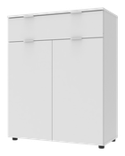 Комод Doros Рон 2 2 фасады 1 шухляда Белый 80х38х100 (41516003)