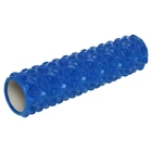 Масажний ролик для рук та ніг ролер ролик мфр Triangle Roller Zelart Fit 9394 довжина 45см Blue