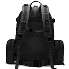 Рюкзак тактичний +3 підсумки AOKALI Outdoor B08 75L Black - зображення 8