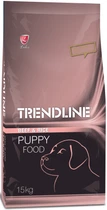 Полноценный и сбалансированный сухой корм Trendline для щенков с говядиной и рисом