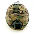 Кавер-чехол на тактический шлем FAST, ТОР-Д универсальный с подсумком для АКБ - изображение 5