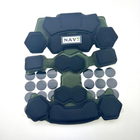 Противоударные мягкие подушки с эффектом памяти для шлема (каски) FAST Mich GEN4 Olive - изображение 1