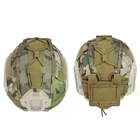 Кавер-чехол на шлем FAST IdoGear M (Multicam) с подсумком для АКБ - изображение 5