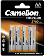 Akumulator Camelion Ni-MH HR6 AA 2700 mA BP4 4 szt. (17027406) - obraz 1