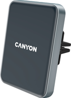 Автотримач для телефона Canyon Megafix QI 5 V / 2 A, 9 V / 3 A Black (CNE-CCA15B) - зображення 1