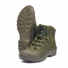 Берці літні тактичні черевики PAV 501 олива хакі шкіряні сітка Fee Air 46 - зображення 5