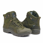 Берцы летние тактические ботинки PAV 501 хаки олива кожаные сетка Fee Air 46 - изображение 8
