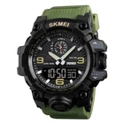 Чоловічий наручний годинник Skmei 1586 Army Green