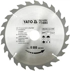 Диск пильный по дереву 200 мм 24 зуба, 30x3.2x2.2 мм, 8000 об/мин YATO (YT-6065)
