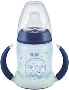 Butelka Nuk First Choice Plus z uchwytami 150 ml Niebieska (4008600400400) - obraz 3