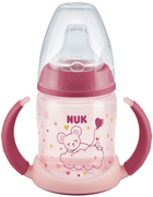 Butelka Nuk First Choice Plus z uchwytami 150 ml Różowa (4008600400417) - obraz 3