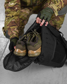 Армейская дорожная сумка/баул Silver Knight черная (86720) - изображение 6