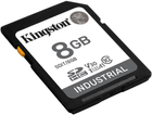 Karta pamięci Kingston SDHC 8GB Industrial Class 10 UHS-I U3 V30 A1 (SDIT/8GB) - obraz 1