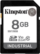 Карта пам'яті Kingston SDHC 8GB Industrial Class 10 UHS-I U3 V30 А1 (SDIT/8GB) - зображення 2