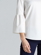 Блузка жіноча Lenitif L010 XL Біла (5902194357890) - зображення 6