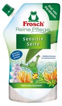 Mydło w płynie Frosch Sensitive Soap 500 ml (4001499935329) - obraz 1
