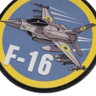 Нашивка на липучке F-16 PVC Multi - изображение 3