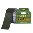 Стрічка клейка армована HPX® TACTAPE 48mm x 5m Olive - зображення 1