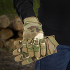 Тактические перчатки полнопалые с защитой Multicam, XL - изображение 5
