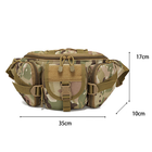 Сумка тактическая на пояс AOKALI Outdoor D05 Camouflage CP - изображение 7