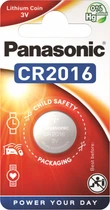 Батарейка Panasonic литиевая CR2016 блистер, 1 шт (CR-2016EL/1B)