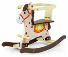 Koń-fotel bujany Milly Mally Lucky 12 Brązowy (5901761126129) - obraz 1