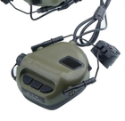 Активные защитные наушники с гарнитурой Earmor M32H MOD3 (FG) Olive - изображение 3