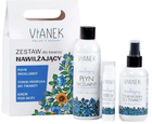 Zestaw do pielęgnacji twarzy Sylveco Vianek Płyn micelarny 200 ml + Tonik-mgiełka 150 ml + Krem do skóry wokół oczu 15 ml (5902249017687) - obraz 1