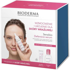 Zestaw do pielęgnacji twarzy Bioderma Xmass 2023 Sensibio Protective Serum do twarzy 30 ml + Krem do twarzy 40 ml + Woda micelarna H2O 100 ml (5902444130389) - obraz 1